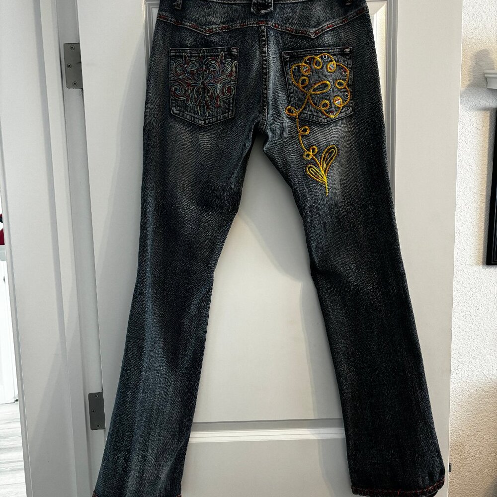 VINTAGE Mesmerize Jeans EMBROIDERED, Size 8